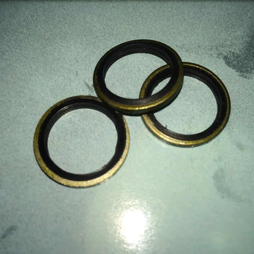 Type 6 - 36 Bonded Washer Metal Rubber Oil Drain Plug Gasket Fit M6 - M36 Combined Washer Sealing Ring