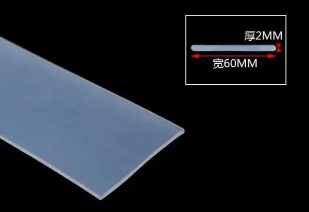 High Temperature Resistant Silicone Rubber Flat Sealing Strip Rubber Weatherstrip Rubber Bar