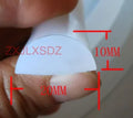 1 Meter D Type Shower Silicone Seal Strip Semicircular Solid Seal Weatherstrip Kitchen Water Retaining Strip