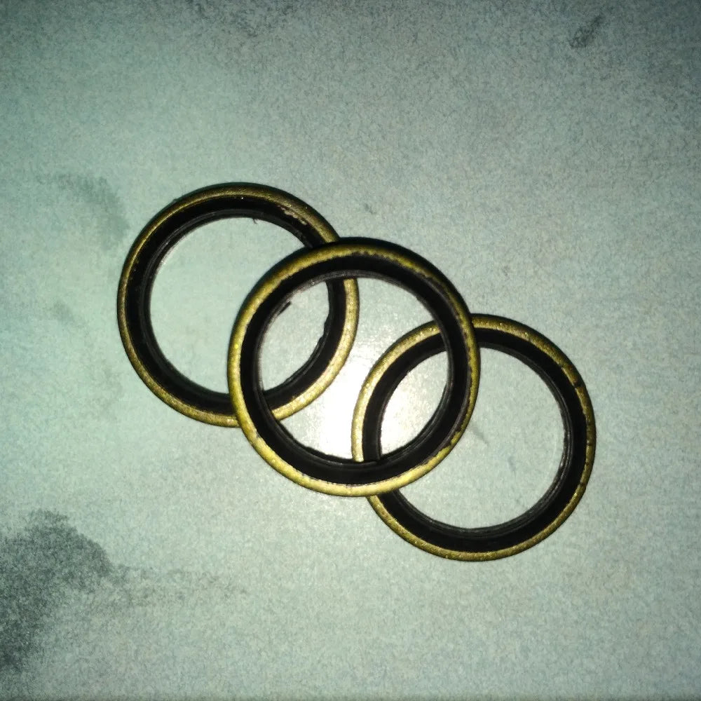Type 6 - 36 Bonded Washer Metal Rubber Oil Drain Plug Gasket Fit M6 - M36 Combined Washer Sealing Ring