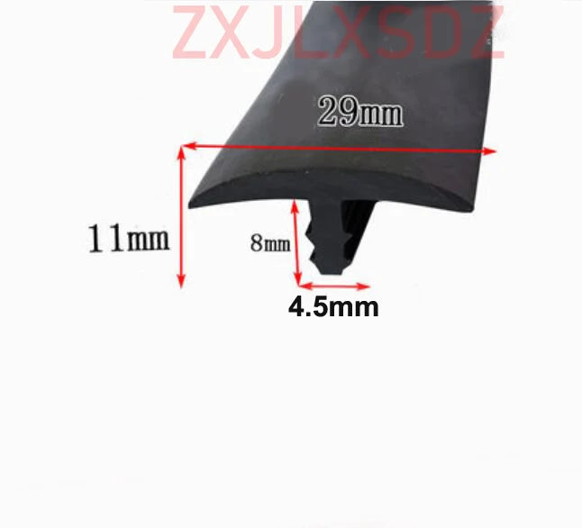 T Type Sun Room Sealing Strip Cable Trench Rubber Strip Electric Box Electric Cabinet Gap Filling Strip Rubber Profile