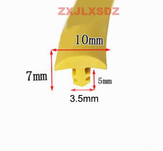 T Type Sun Room Sealing Strip Cable Trench Rubber Strip Electric Box Electric Cabinet Gap Filling Strip Rubber Profile