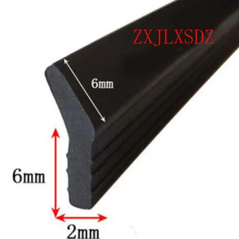 3 Meters J Type Excavator Slewing Bearing Seal Strip Filling Strip Card Slot Oil Resistant NBR Rubber Sealing Strip