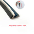 5 Meters Black White Blue Grey U Rubber Edge Trim Strip Glass Edge Guard Rubber Sealing Strip Weatherstrip Car Door Protector