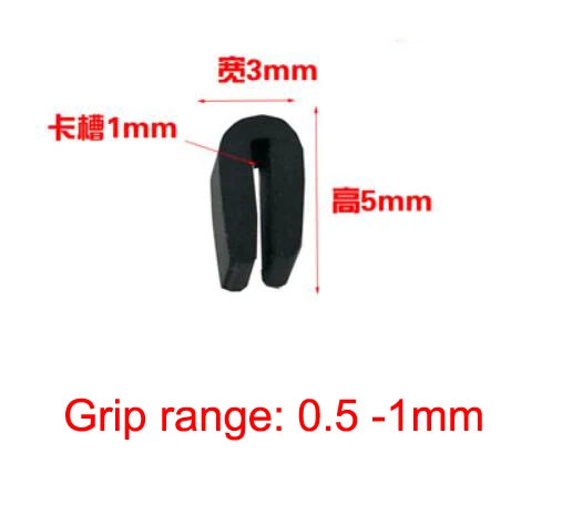 5 Meters U Channel Door Rubber Seal Strip Edge Trim Edge Guard Weatherstrip Noise Insulation Rubber Profile for Glass Metal Wood