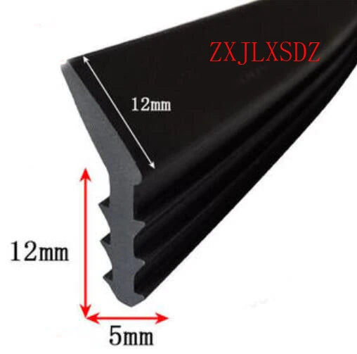 3 Meters J Type Excavator Slewing Bearing Seal Strip Filling Strip Card Slot Oil Resistant NBR Rubber Sealing Strip
