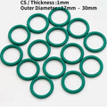 100 PCS FKM Rubber O Ring CS 1mm x OD 17/18/19/20/21/22/23/24/25/26/27/28/29/30mm