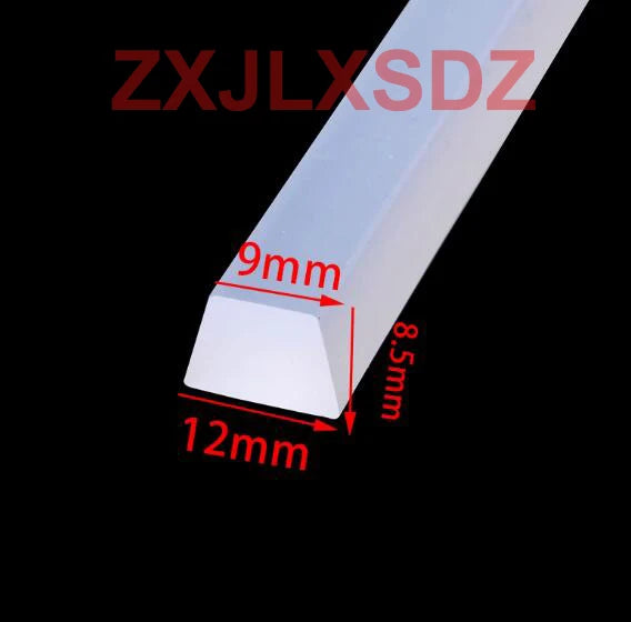 3 Meters Trapezoidal High Temperature Resistant Anti-collision and Shock-absorbing Silicone Rubber Strip Weatherstrip