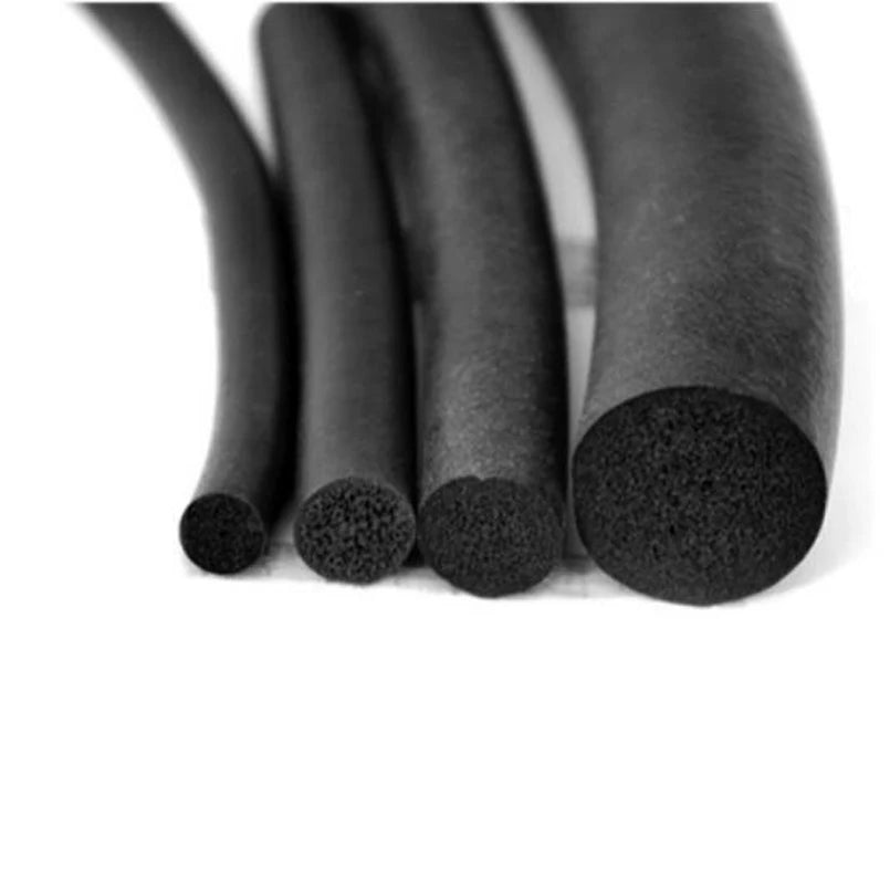 10 Meters Noise Insulation Car Door Protector Rubber Foam Seal Filler Strip Soundproof Foam Weatherstrip Diameter 4mm To 10mm