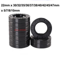 10 Pcs NBR Rubber TC Double Lip Oil Seal 22mm x 30/32/35/36/37/38/40/42/45/47mm x 5/7/8/10mm