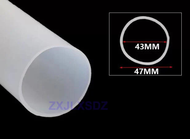 1 Meter ID 40 To 105mm Silicone Rubber Tube High Temperature Resistant Rubber Water Hose Sealing Strip Wall Thickness 2-5mm