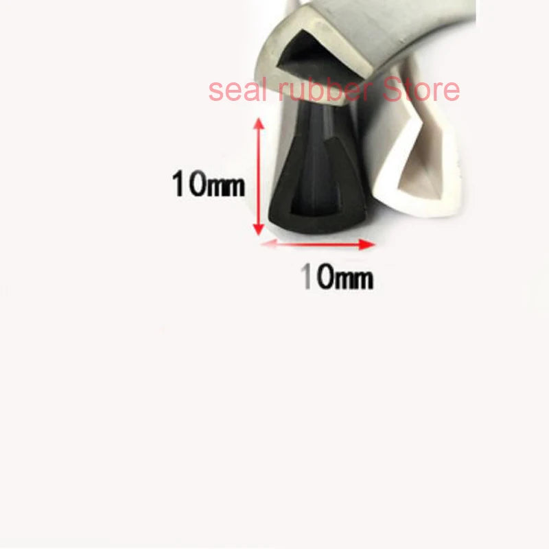 3 Meters U Channel Black White Grey Red Rubber Edge Trim Rubber Sealing Strip Weatherstrip Car Door Protector Edge Guard