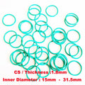 100 PCS O-Ring CS1.8mm x ID 15/16/17/18/19/20/21.2/22.4/23.6/25/25.8/26.5/28/30/31.5  Fluorine Rubber Gaskets Sealing FKM O Ring
