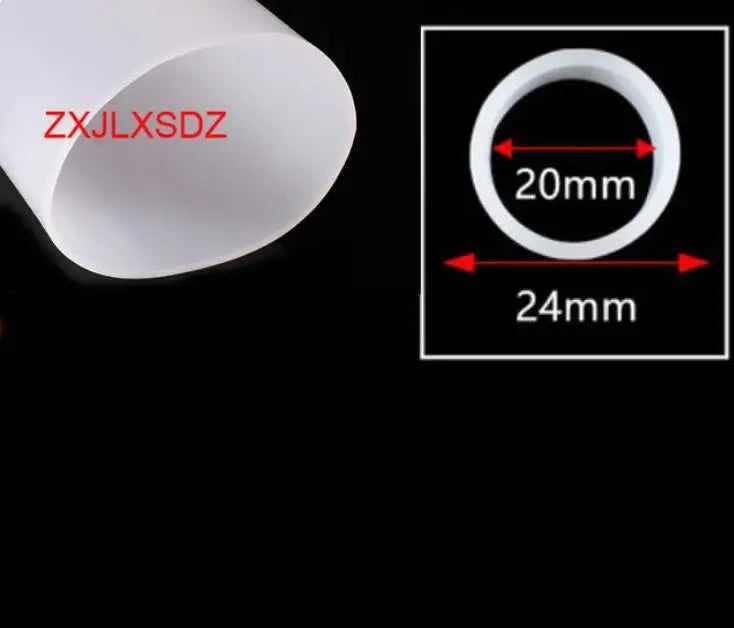 1 Meter ID 17 To 70mm Wall Thickness 2mm Silicone Rubber Water Tube High Temperature Resistant Rubber Hose Sealing Strip