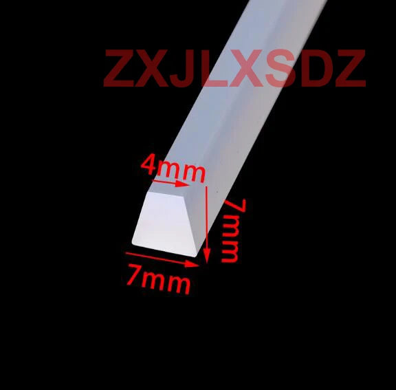 3 Meters Trapezoidal High Temperature Resistant Anti-collision and Shock-absorbing Silicone Rubber Strip Weatherstrip