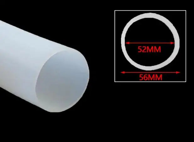 1 Meter ID 17 To 70mm Wall Thickness 2mm Silicone Rubber Water Tube High Temperature Resistant Rubber Hose Sealing Strip