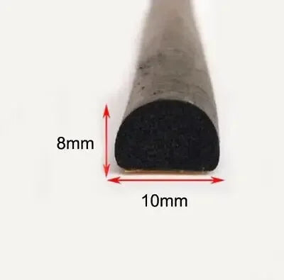 5 Meters D / I Type self adhesive door gasket rubber foam sealing strip windproof weatherstrip collision proof bar