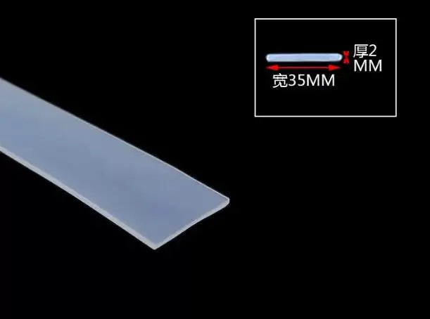 High Temperature Resistant Silicone Rubber Flat Sealing Strip Rubber Weatherstrip Rubber Bar