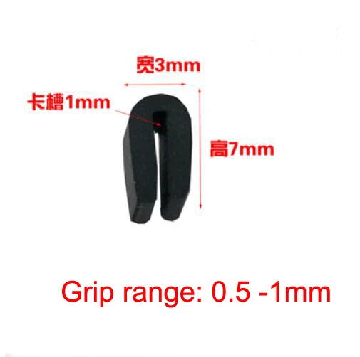 5 Meters U Channel Door Rubber Seal Strip Edge Trim Edge Guard Weatherstrip Noise Insulation Rubber Profile for Glass Metal Wood