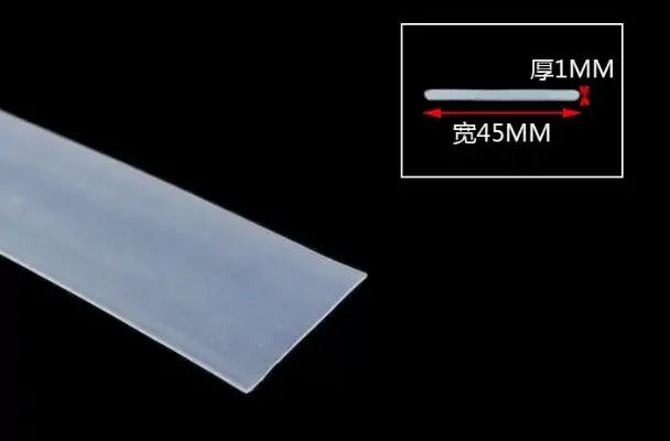 High Temperature Resistant Silicone Rubber Flat Sealing Strip Rubber Weatherstrip Rubber Bar