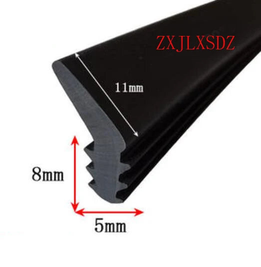 3 Meters J Type Excavator Slewing Bearing Seal Strip Filling Strip Card Slot Oil Resistant NBR Rubber Sealing Strip