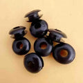 4mm Inner Diameter Black Rubber Cable Protection Wire Grommets Hole Plug - Pack of 100