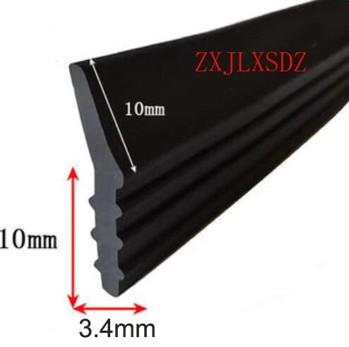 3 Meters J Type Excavator Slewing Bearing Seal Strip Filling Strip Card Slot Oil Resistant NBR Rubber Sealing Strip
