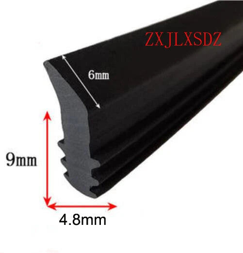 3 Meters J Type Excavator Slewing Bearing Seal Strip Filling Strip Card Slot Oil Resistant NBR Rubber Sealing Strip