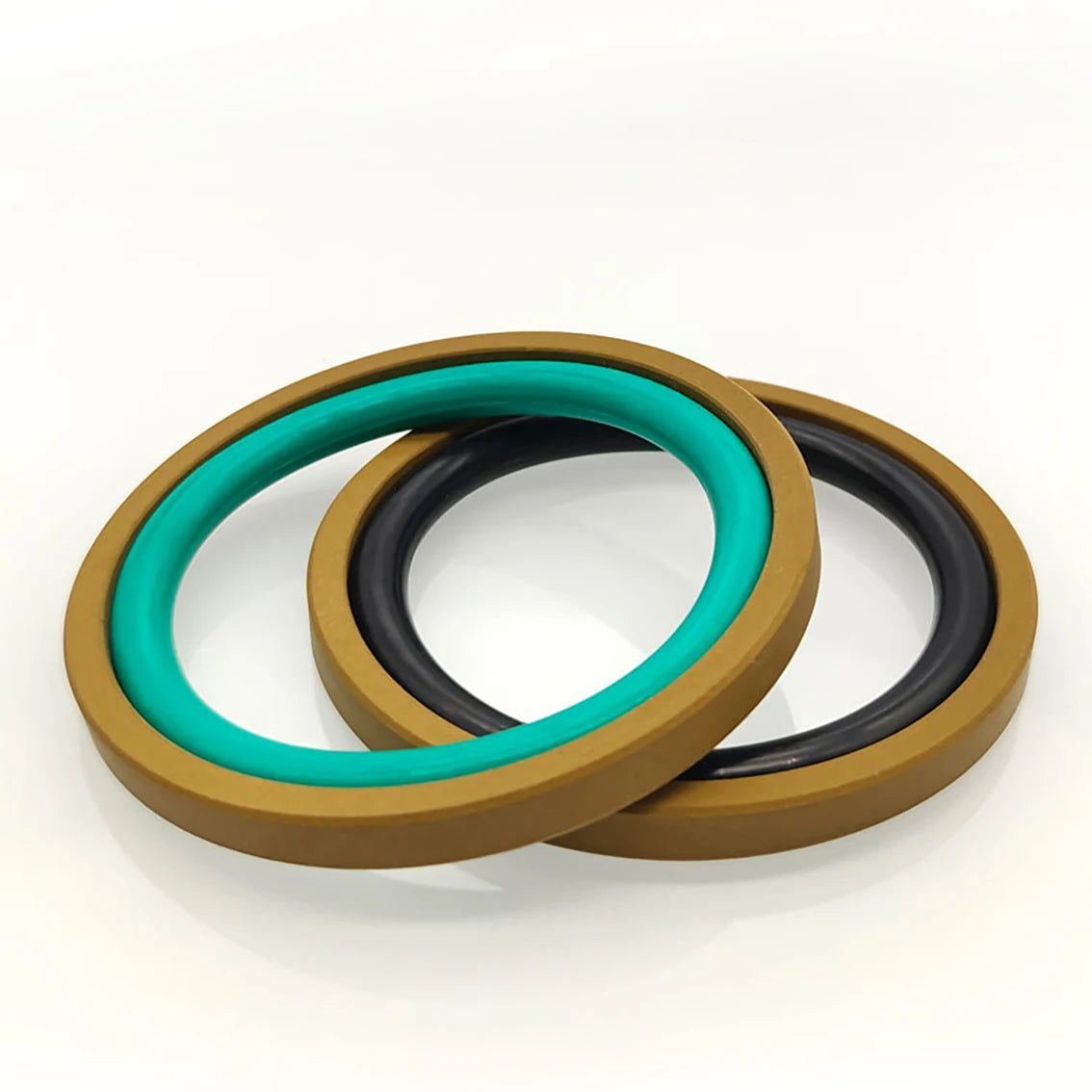Standard Hole Glyd Ring Piston Seal PTFE NBR / FKM Combined Sealing Ring OD 20-160mm For Hydraulic Cylinder Piston