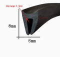 5 Meters H Shape Rubber Seal Strip Edge Guard Rubber Edge Trim Weatherstrip Edge Gasket