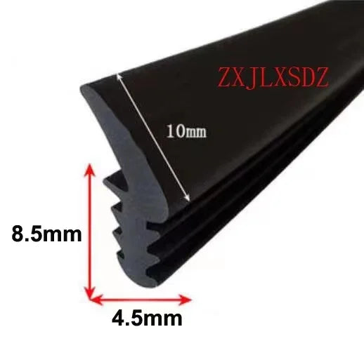 3 Meters J Type Excavator Slewing Bearing Seal Strip Filling Strip Card Slot Oil Resistant NBR Rubber Sealing Strip