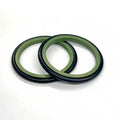 5 PCS GRS Rotary Step Seal, NBR O-Ring Filled PTFE Rotary Shaft Seal for Rotary Joint & Rotary Cylinder, Wear Resistant
