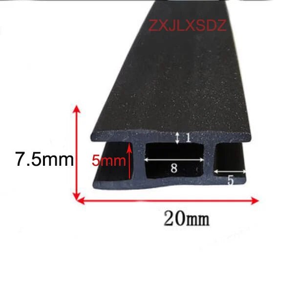 H type rubber sealing strip glass shock absorption strip glazing weatherstrip caulking strip - | Xingtai Hanze Trading Co., Ltd.