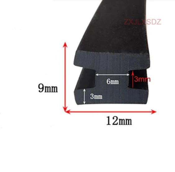 H type rubber sealing strip glass shock absorption strip glazing weatherstrip caulking strip - | Xingtai Hanze Trading Co., Ltd.
