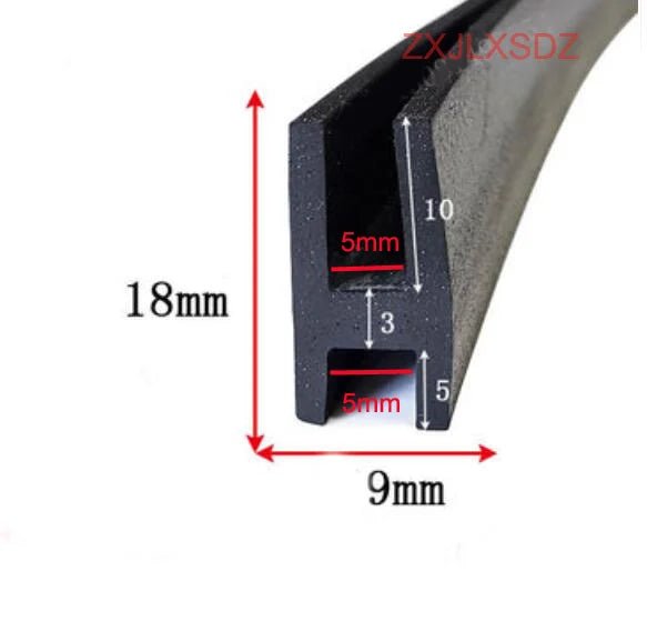 H type rubber sealing strip glass shock absorption strip glazing weatherstrip caulking strip - | Xingtai Hanze Trading Co., Ltd.