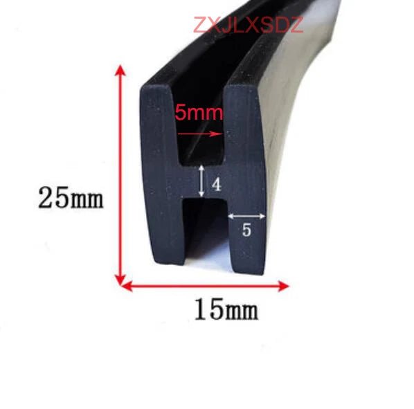 H type rubber sealing strip glass shock absorption strip glazing weatherstrip caulking strip - | Xingtai Hanze Trading Co., Ltd.